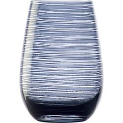 Stölzle Twister long drink cup 465ml, blue-gray