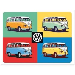Nostalgic Art Holding magnet VW Bulli 1 piece, Multicolored