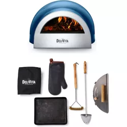 Delivita Set Wood Fired Cooking Collection bleu