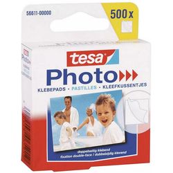 TESA Photo adhesive pads set, 3x 500 pieces