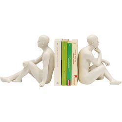 Kare Bookend Meditating Man 2-Piece Set, Beige