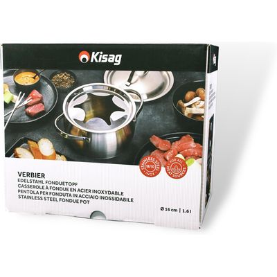 Kisag Verbier silver fondue pot Bild 2