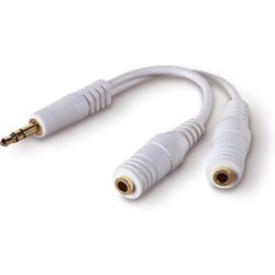 Belkin Audio-Kabel Y-Adapter 3.5mm Weiss