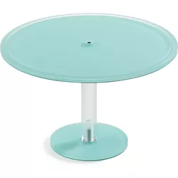 Mealplak Sweety piatto per torte su piede D33cm blu Nacryl