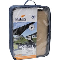Nesling Awning Coolfit Triangle Sand 500x500x710cm