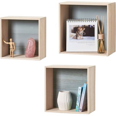 Zeller Present Wand-Regal-Set Cubes 3-teilig Holz 27x1530x1633x18cm -  kaufen bei