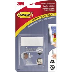3M Tabs Command 18 mm x 70 mm, Weiss