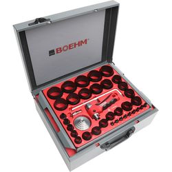Boehm Punching iron set 61 pieces 2-99 mm with transport roller