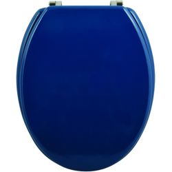MSV Toilet seat MDF dark blue