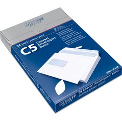 Mettler Envelope window left C5 8065-100-S30 100g, high white, adhesive 30 pcs