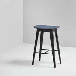 SACKit Bar stool Nordic Deep Blue 67cm Black Bleech wood, 8593305