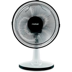 Rotel Ventilatore da tavolo Nero Bianco
