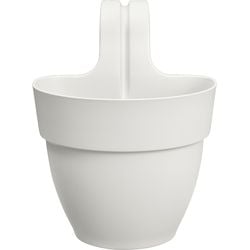 elho Box balcone vibia campana easy appendino piccolo, bianco seta