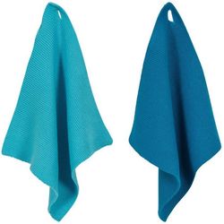pad Panno di pulizia Monte set da 2, 25 x 25 cm, Blu