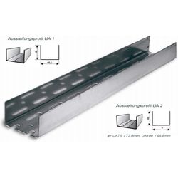 Protektor UA Profile 75-2.0 galvanized, 250 cm 40 x 73.8 x 40 mm sheet steel