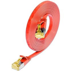 SLIM patchcord Cat 6A, U/FTP, 0.25 m, Red