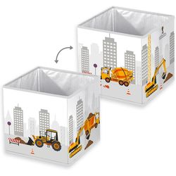 Herding Construction Site Toy Box, 30 x 30 x 30 cm