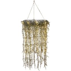 STT LED Christmas wreath Pine hanging wreath Warm white