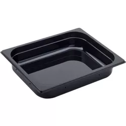 Gastronorm GN contenitore 1/2 in policarbonato H15cm nero