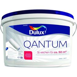 Dulux Quantum pure white matt 5 L wall and ceiling paint