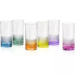 RCR Set di 6 tazze Brillante Colour Hb Ø7 H15 cm, 37cl