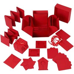 Creativ Company Geschenkschachtel Explosion Box Rot
