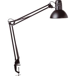 Maul Lampada da tavolo study 8230590 nera, E27, base a morsetto