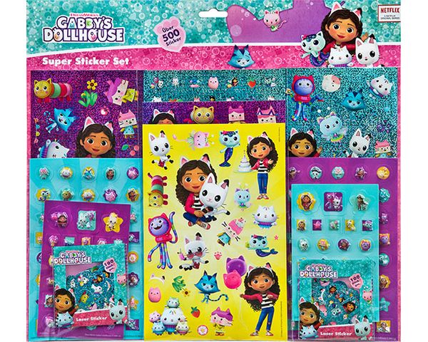 Undercover Gabbys Dollhouse Sticker Set - acheter chez