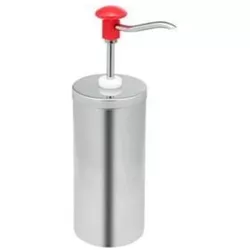 Linum Sauce dispenser stainless steel incl. container 2.25lt and lid