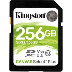 Kingston Scheda SDXC Canvas Select Plus UHS-I 256 GB