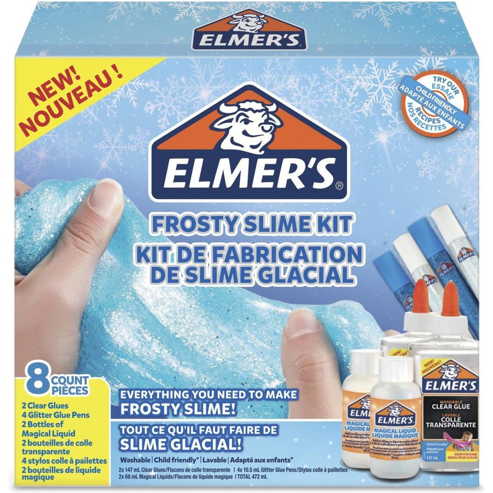Elmers Glue Slime Kit Frosty 8 pieces - buy at