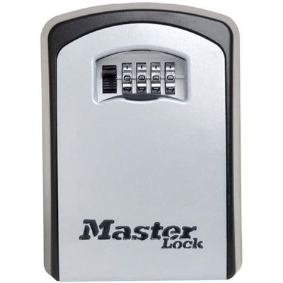 Masterlock Schlüsselsafe Master gross grau-schwarz, hxbxt 146x106x52
