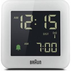 Braun BC09W-DCF Sveglia digitale da tavolo DCF con snooze e luce