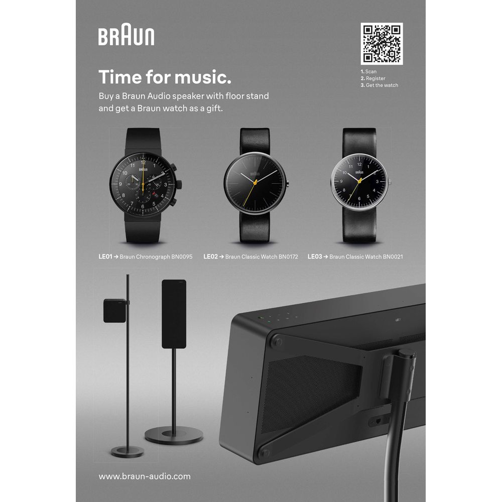 Braun Audio LE01 Speaker - dark - buy at
