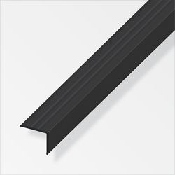 Alfer Stair profile PVC 1m black, loose a=25 mm, b=21 mm
