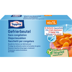 Toppits Sacchetto per congelatore 1 l