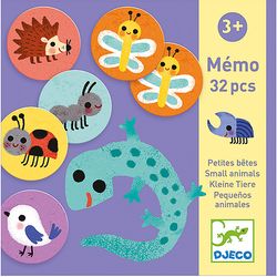 Djeco Memo - Small animals (32Pieces)
