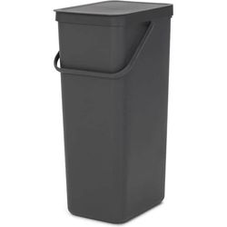 Brabantia Pattumiera Sort&amp;Go Grey 40l 25 10 47