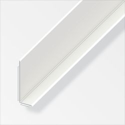 Alfer Soft skirting PVC 5m white, self-adhesive a=50 mm, w=15 mm