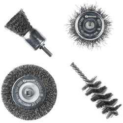 Bosch Set di spazzole metalliche 4 pezzi