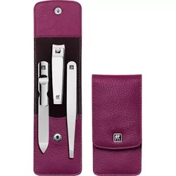 Zwilling Beauty TWINOX pocket case purple, 3 pcs.