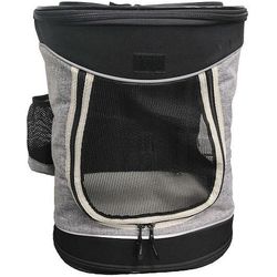 Deek Pet carrier backpack Leon, 34 x 44 x 30 cm, gray