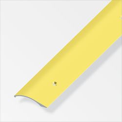 Alfer Level compensation profile aluminum 1m brass, perforated a=38.5 mm, b=7.5 mm