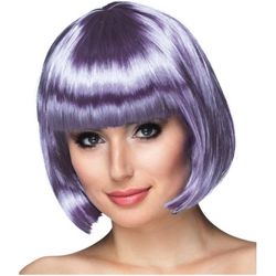 Fasnacht Wig cabaret purple