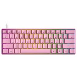 HK Gaming GK61 otpische Gaming-Tastatur pink
