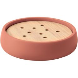 Sven Polyresin Porta Sapone Terracotta