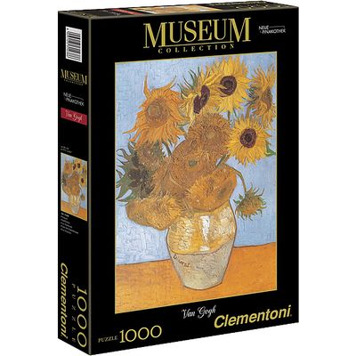Clementoni Puzzle Van Gogh 1000 pieces Museum Collection Sunflowers 67.7x47.7cm Bild 5