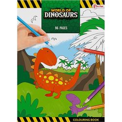 Noname Malbuch Dinosaurier - Dinosaurs World 96 Seiten, 7x29x21cm
