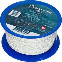 Meister OceanYarn rope 1mm, 50m normal braid, white