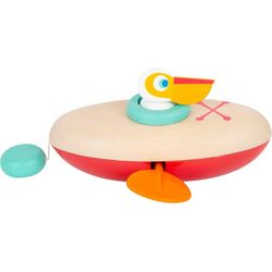 Small Foot Pelican wind-up canoe water toy